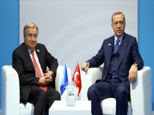 Cumhurbaşkanı Erdoğan Arakan için Guterres ile Görüştü