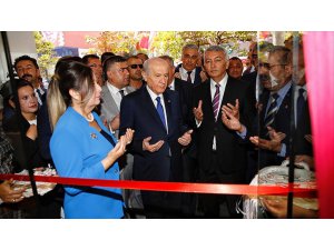 Mhp Genel Başkanı Bahçeli 'El İzi' Mağazasının Açılışını Yaptı