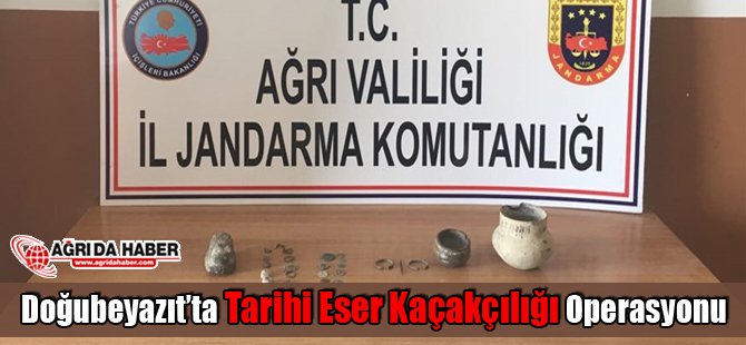 Doğubeyazıt'ta Tarihi Eser Kaçakçılığı! 143 Parça Tarihi Eser Yakalandı