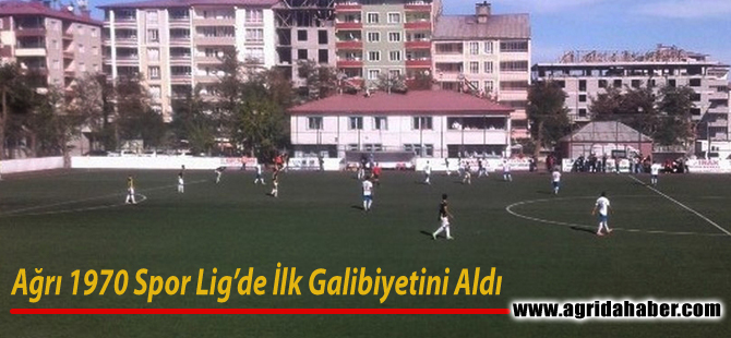 Ağrı 1970 Spor Bölgesel Amatör Ligi'nde ilk galibiyetini aldı