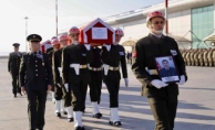 Ağrı'da şehit askerlerin cenazeleri memleketlerine uğurlandı