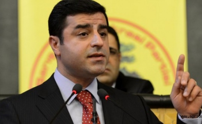 Selahattin Demirtaştan Ağrıdaki Seçim Süreci İle İlgili Açıklama