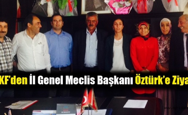 Ağrı ASKFden İl Genel Meclis Başkanı Öztürke Ziyaret