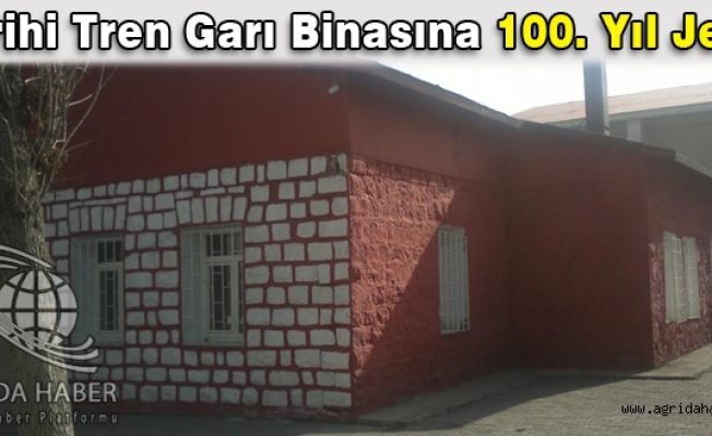 Tarihi Tren garı binasına 100. Yıl jesti.