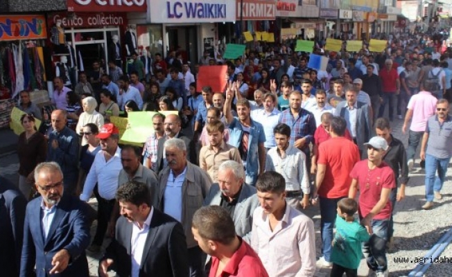 Ağrıda  1 Eylül Dünya Barış Günü Yürüyüşü Düzenlendi