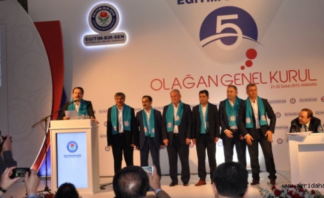 Eğitim Bir-Senin yeni genel başkanı Ali Yalçın oldu