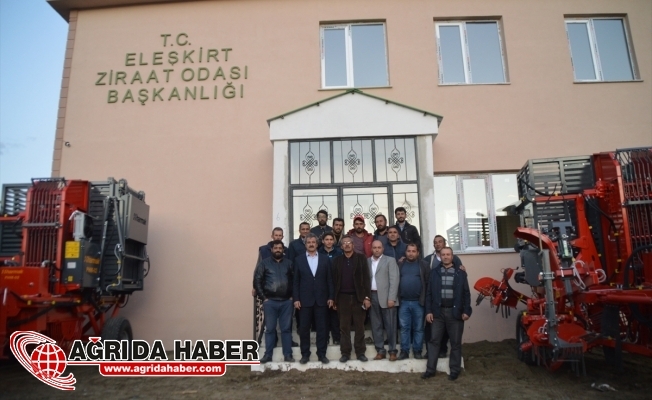 Eleşkirtli Çiftçilere DAP#039;tan Makine Desteği
