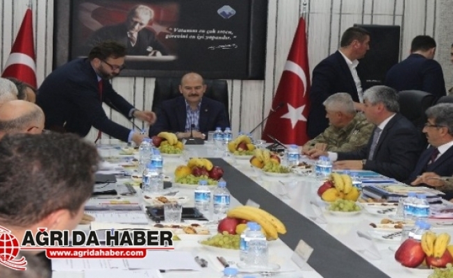 İçişleri Bakanı Süleyman Soylu Ağrıda