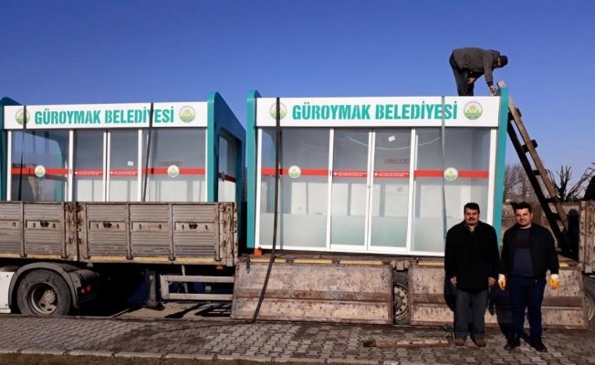 Bitlis#039;te #039;Klimalı Durak#039;lar yenilendi