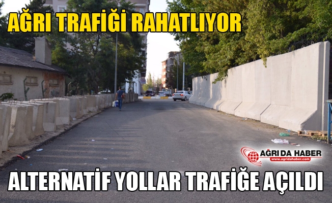 Ağrı#039;da Alternatif Yollar Trafiğe Açıldı