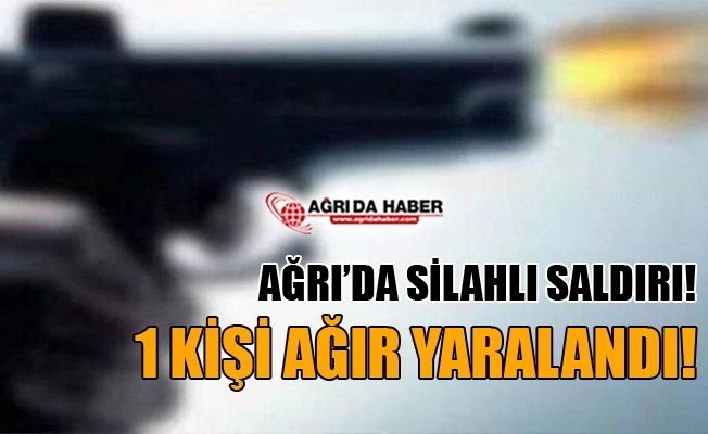 Ağrı#039;da Silahlı Saldırı! 1 Kişi Ağır Yaralandı!