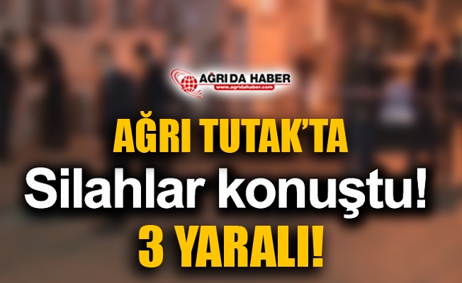 Ağrı Tutak#039;ta Silahlı Arazi Kavgası: 3 Yaralı!