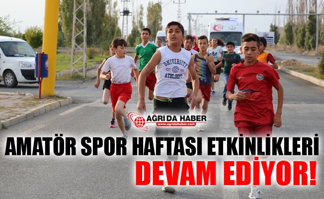 Ağrı#039;da Amatör Spor Haftası Etkinlikleri Devam Ediyor