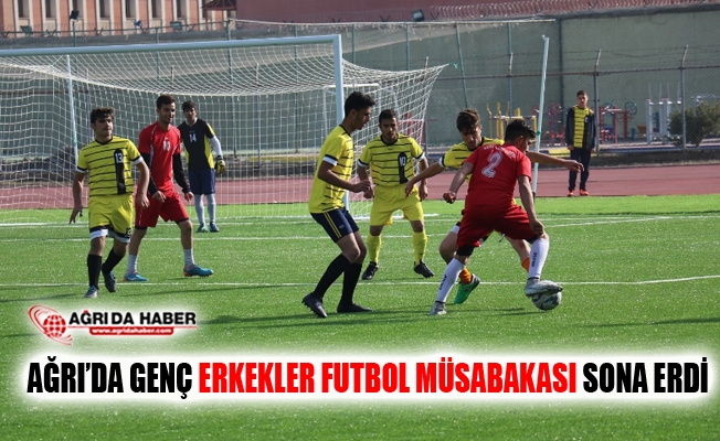 Ağrı#039;da Genç Erkekler Futbol İl Birinciliği Müsabakaları Sona Erdi