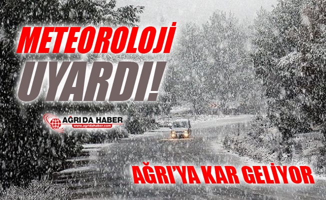 Meteoroloji Uyardı! Doğu Anadolu#039;ya Kar Geliyor!