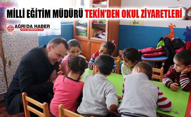 Ağrı İl Milli Eğitim Müdür Mehmet Faruk Tekin#039;in Okul Ziyaretleri