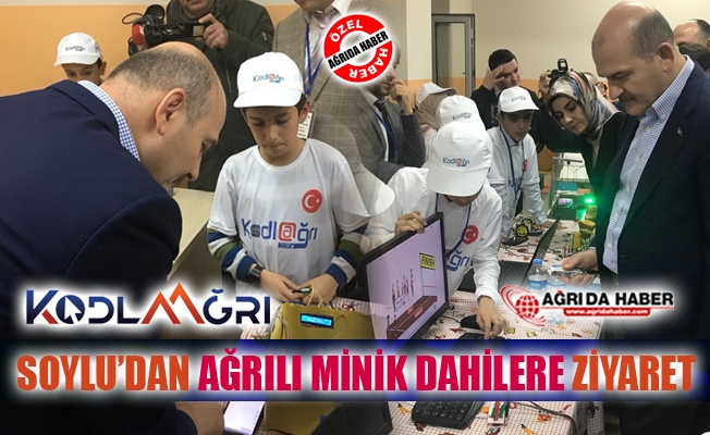 İçişleri Bakanı Süleyman Soylu KodlAğrı Projelerini İnceledi