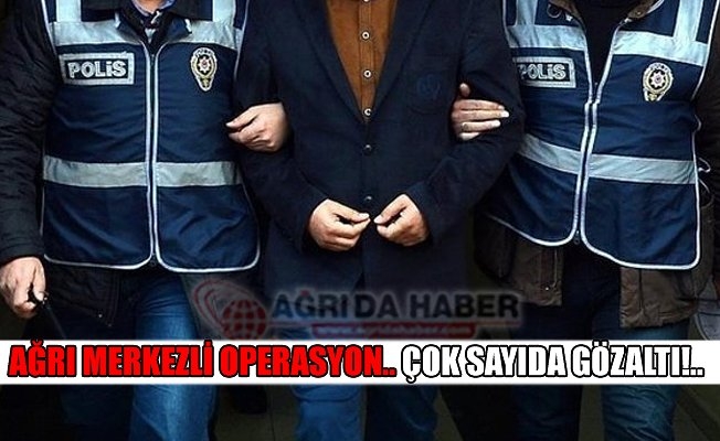 Ağrı Merkezli FETÖ/PYD Operasyonu Gerçekleştirildi