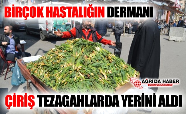 Birçok Hastalığın Doğal İlacı Çiriş Otu Ağrı#039;da Tezgahlarda Yerini Aldı