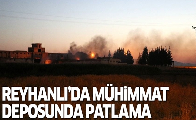 Hatay reyhanlıda Askeri Mühimmat Deposunda Patlama!