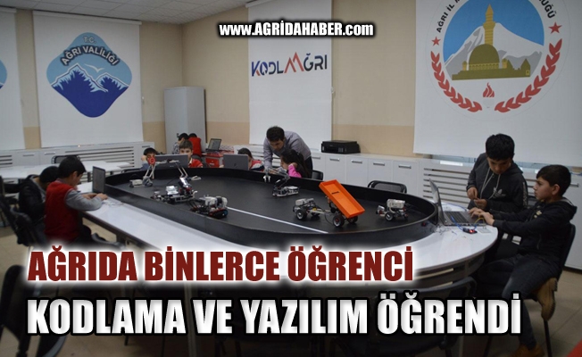 Ağrı#039;da Binlerce Öğrenci Kodlama ve Yazılım Öğrendi