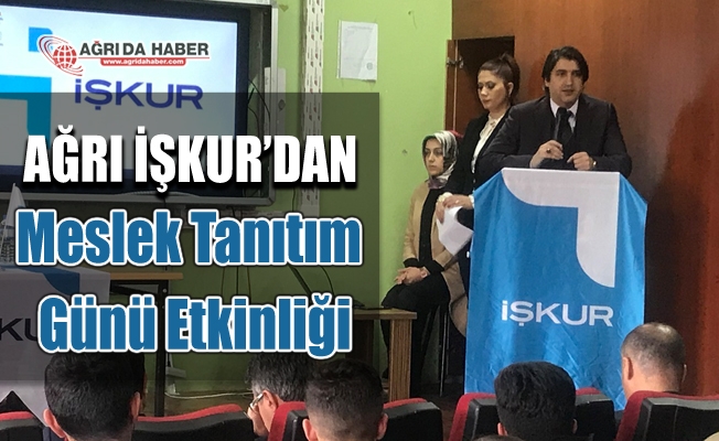 Ağrı#39;da Meslek Tanıtım Günü etkinliği gerçekleştirdik