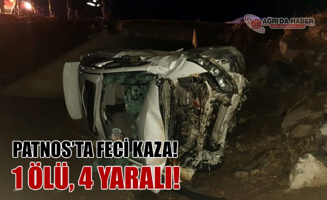 Ağrı Patnos#039;ta Trafik Kazası! 1 Çocuk Öldü 4 Kişi Yaralandı