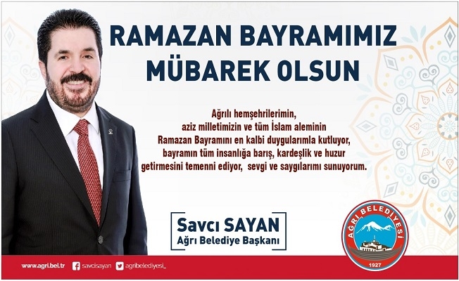 Başkan Savcı Sayan#039;ın Ramazan Bayramı Mesajı