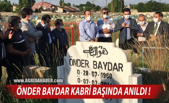 Ağrı#039;da Spor Camiası Önder Baydar#039;ı Unutmadı