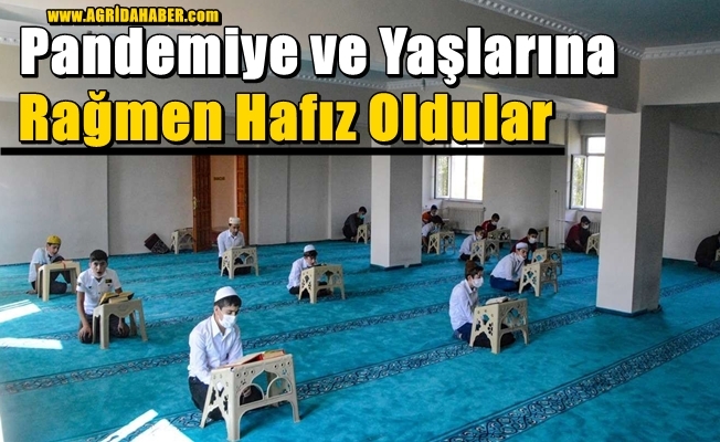 Pandemiye ve Yaşlarına Rağmen Hafız Oldular