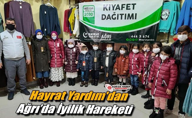 Hayrat Yardım#039;dan Ağrıda İyilik Hareketi
