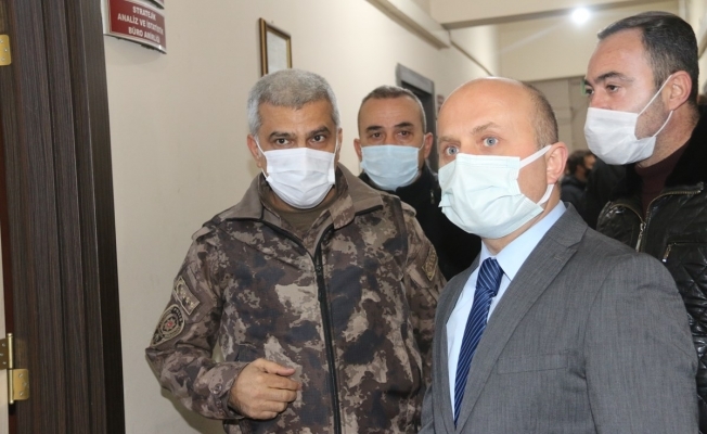Vali Osman Varol İl Emniyet Müdürlüğünü Ziyaret Etti