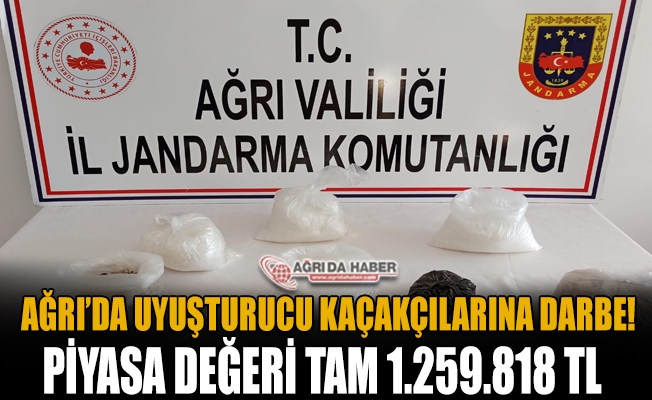 Ağrı#39;da 5 kilogram 887 gram Metamfetamin Maddesi ele geçirildi