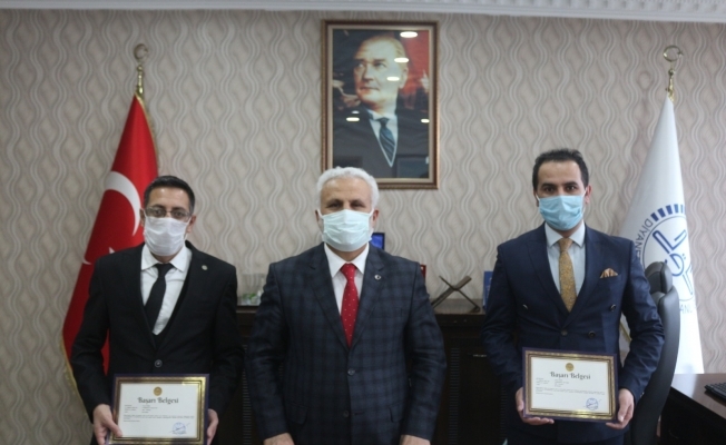 Pardusa katkı sağlayan personel ödüllendirildi
