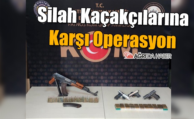 Ağrı#039;da Silah Kaçakçılarına Karşı Operasyon