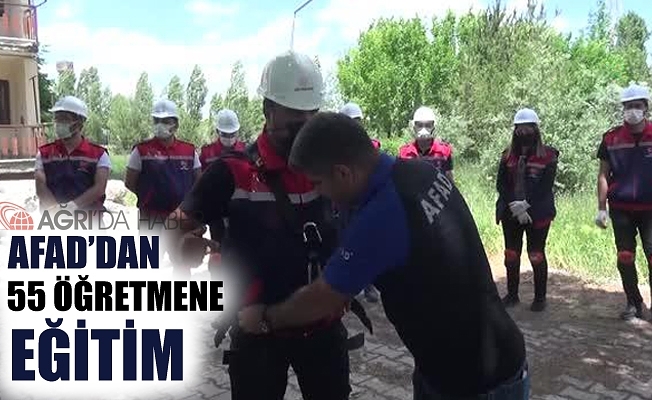 AFAD 55 Gönüllü Öğretmene Eğitim Verdi