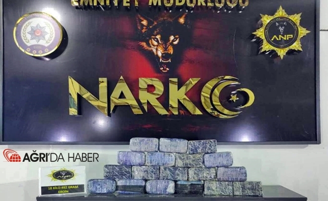 Ağrı#39;da Sırt Çantasının İçinden Eroin Çıktı!