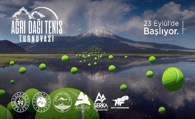 Ağrı#039;da Ulusal Tenis Turnuvası başlıyor