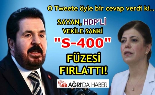 BAŞKAN SAYAN#039;DAN HDP#039;Lİ VEKİL BEŞTAŞ#039;I FENA BOZDU!