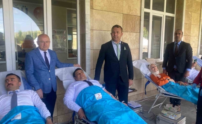 Patnosta kan bağışı kampanyasına yoğun katılım