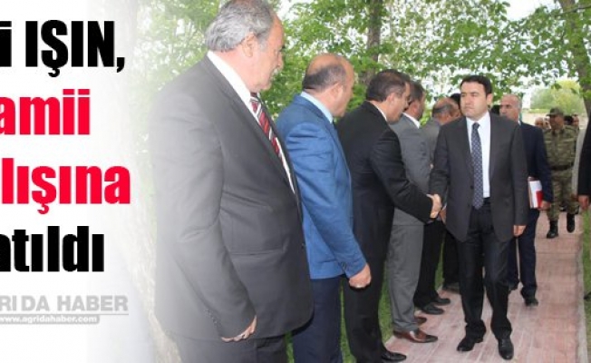 Vali Işın, Camii açılışına katıldı