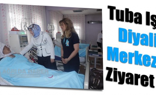 Tuba Işın, Diyaliz Merkezini ziyaret etti