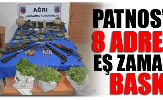 Ağrıda Tarihi Eser ve Uyuşturucu Operasyonu: 7 Gözaltı