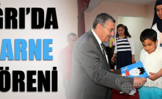 Ağrıda Karne Töreni