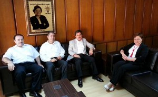 Başkan Eserden Milletvekili Sarıya hayırlı olsun ziyareti