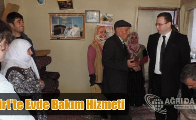 Eleşkirtte Evde Bakım Hizmeti