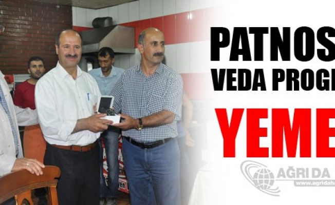Patnosta Nuri Ceyhana Veda Programı