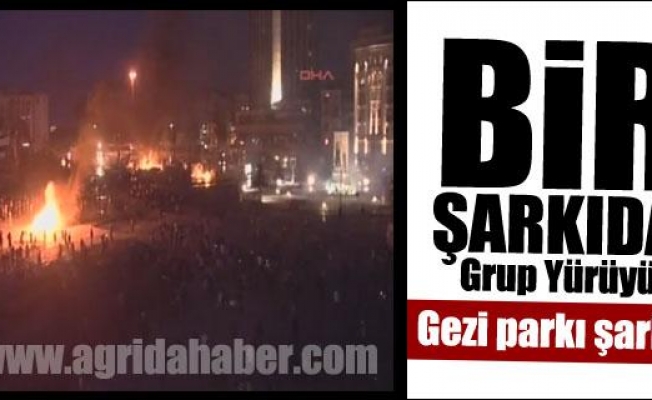 BİR ŞARKIDA GRUP YÜRÜYÜŞ TEN