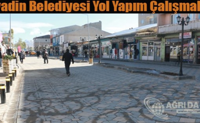 Diyadin Belediyesi Yol Yapım Çalışmaları Devam Ediyor