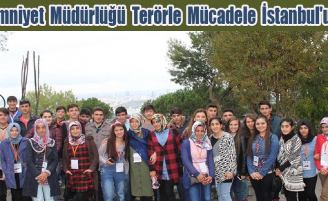 Ağrı Emniyet Müdürlüğü Terörle Mücadele İstanbulu Gezdi